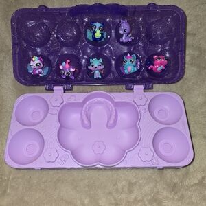Hatchimals Alive Neon Rainbow Egg Carton Playset.